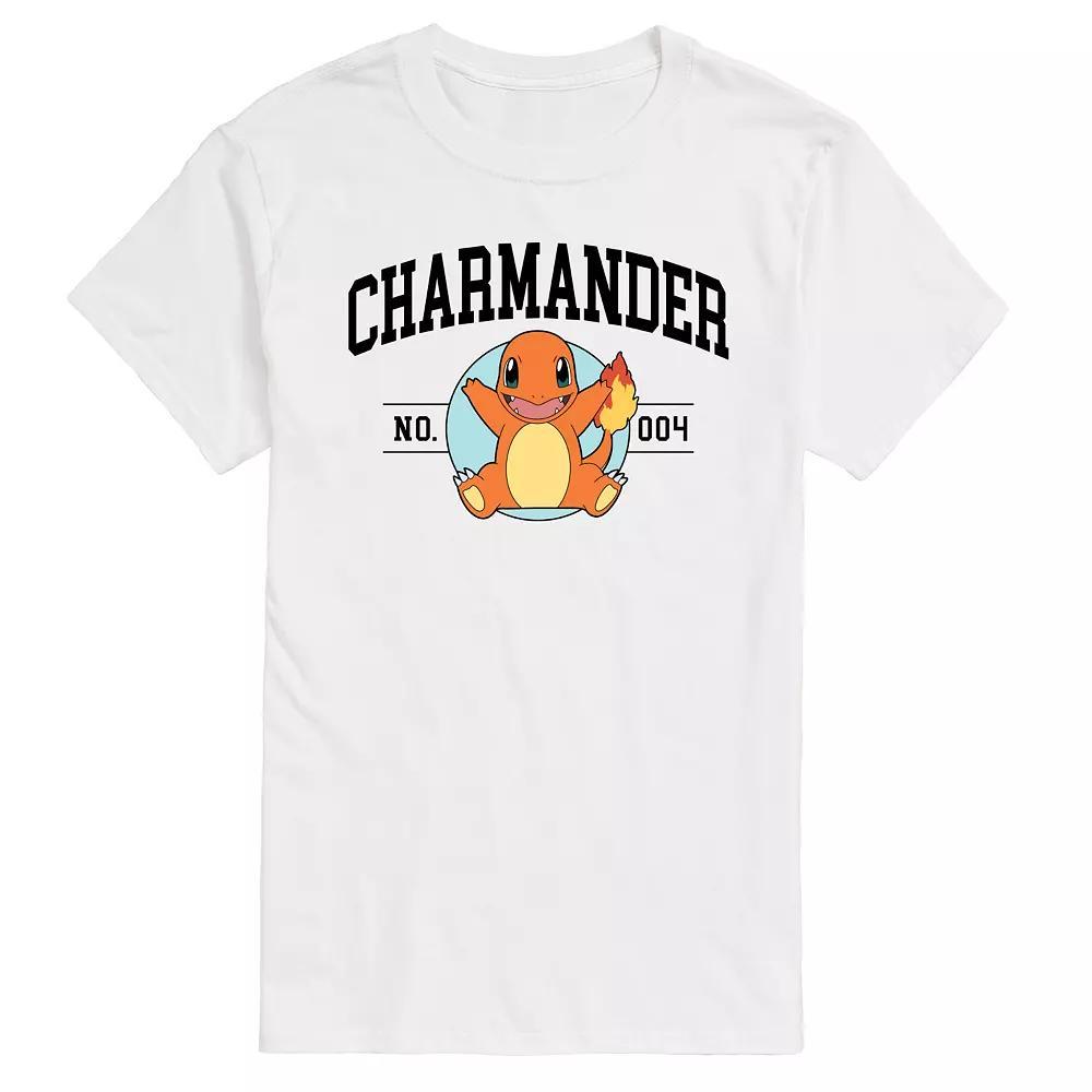 Big & Tall Pokemon Charmander Collegiate Graphic Tee, Men's,  Product Image