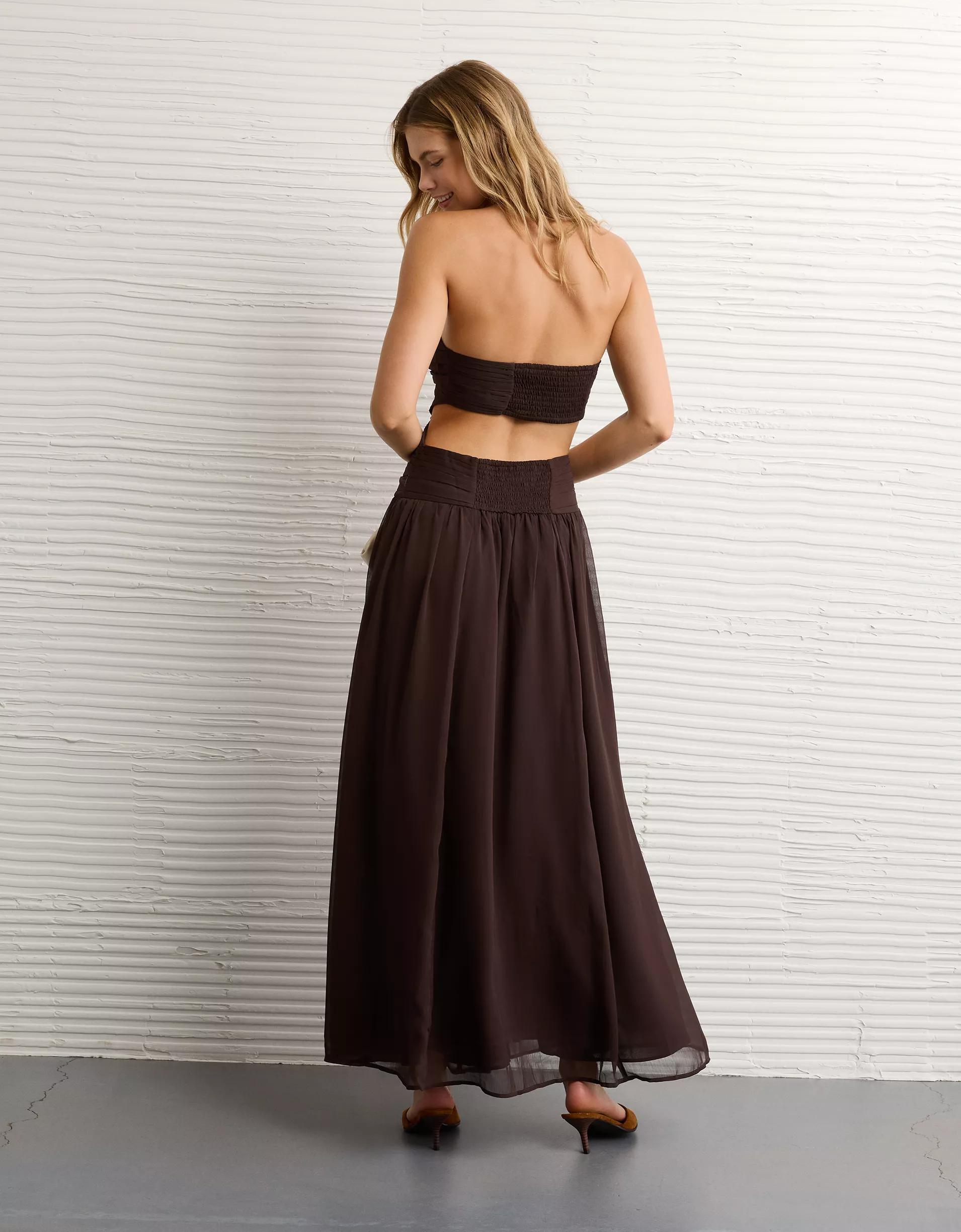 AE Strapless Cut-Out Maxi Dress Product Image