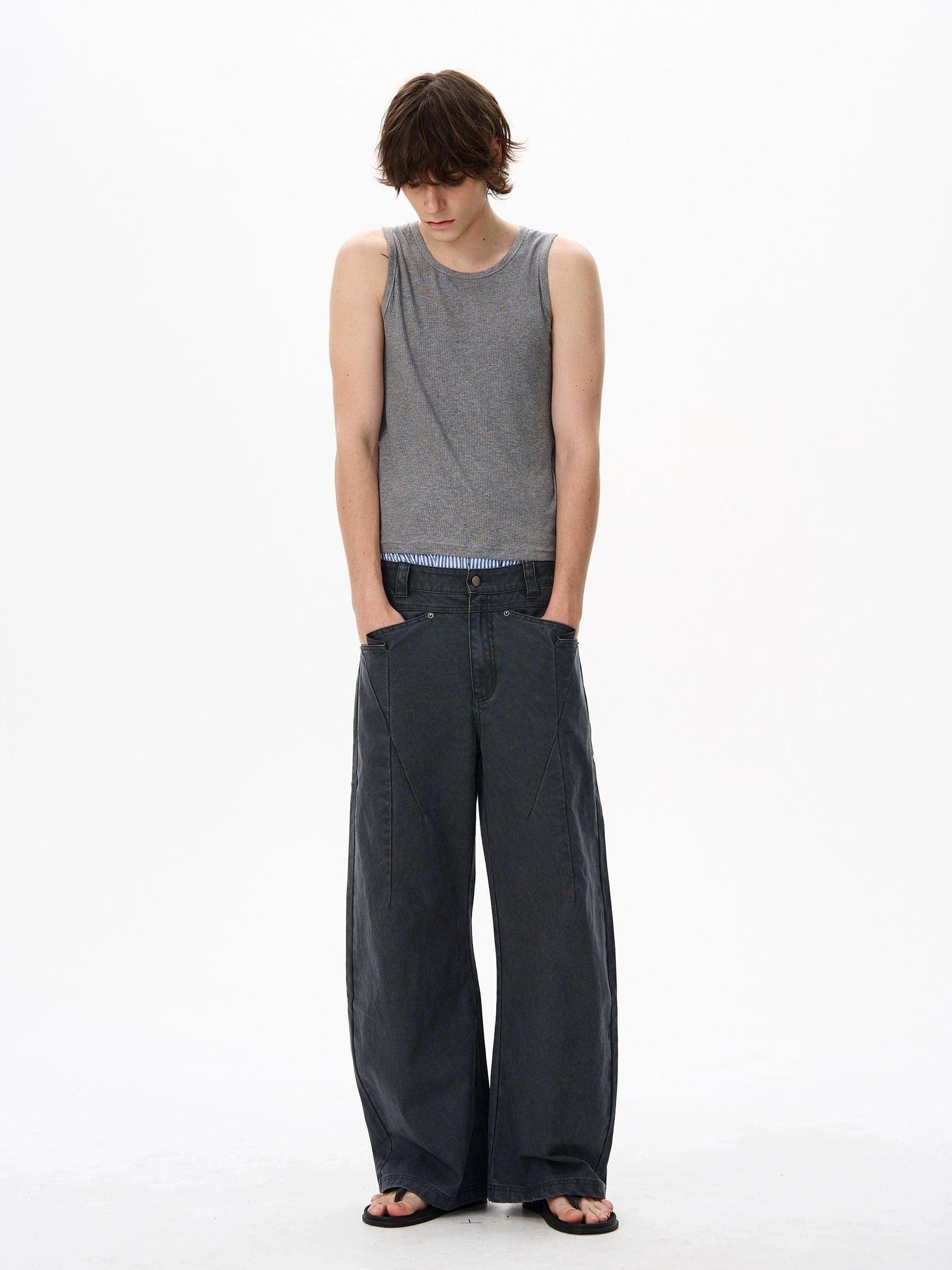 RT No. 18025 RODEO STRAIGHT PANTS Unisex Product Image