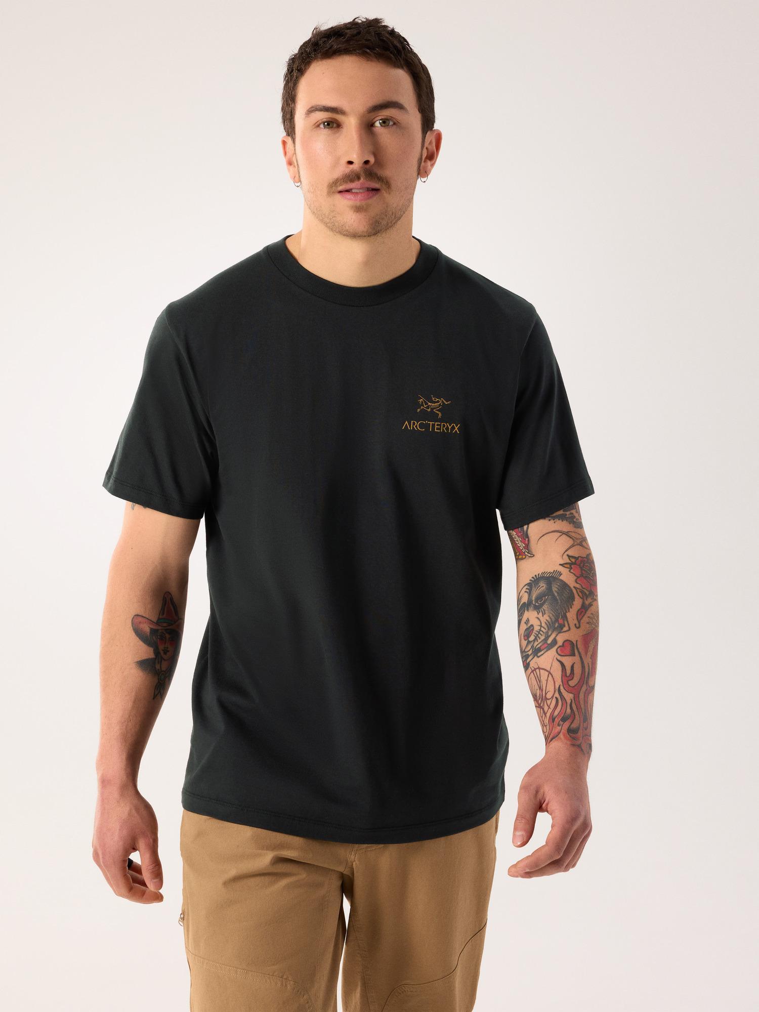 Kragg SL Cotton Bird Word Shirt SS Men's Product Image