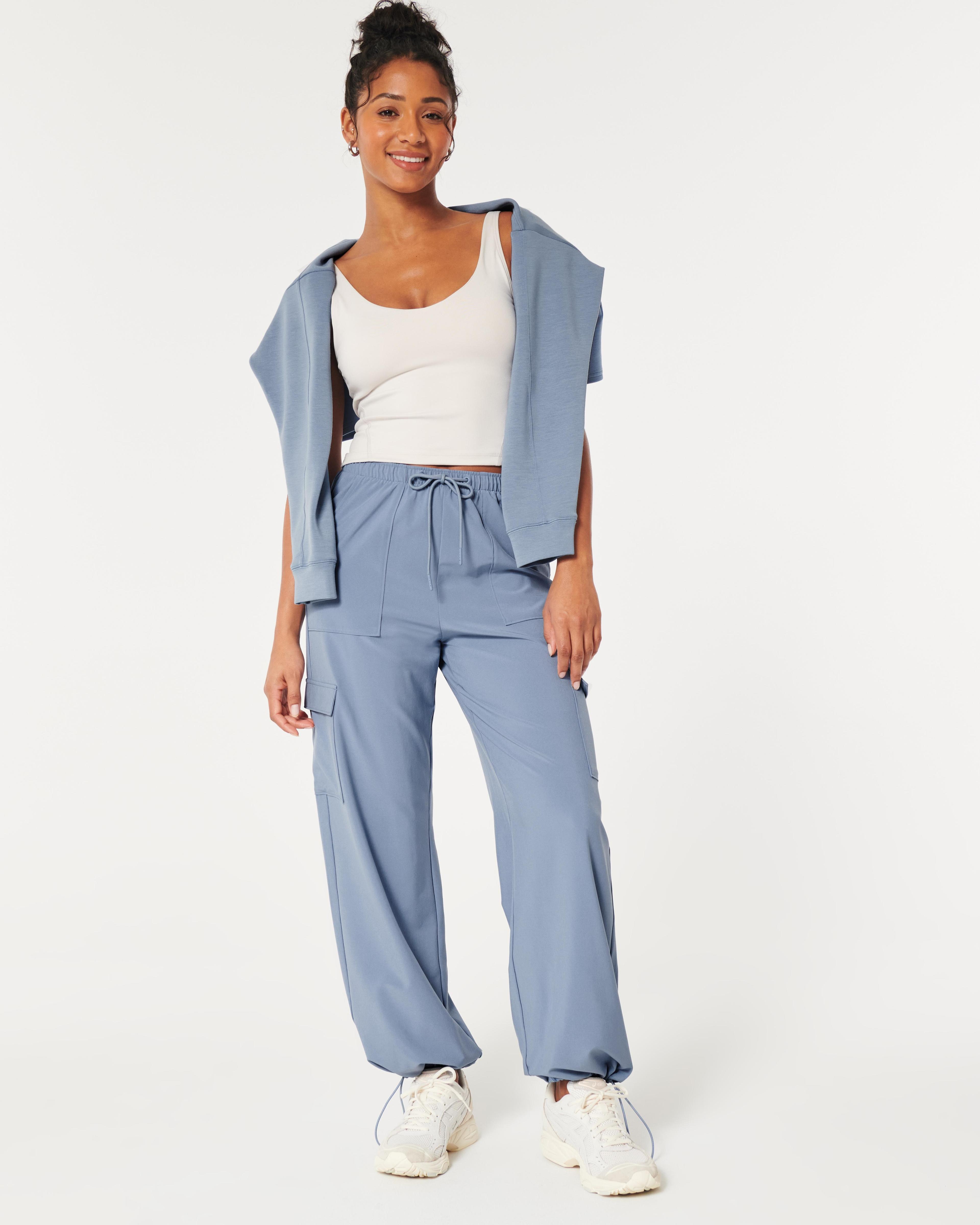 Gilly Hicks Active Mid-Rise Parachute Pants Product Image