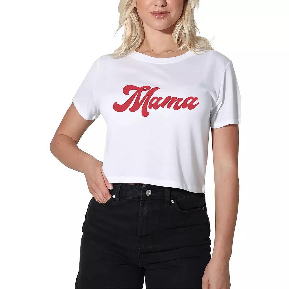 Women's Suburban Riot Mama Crop Tee, Girl's,  Product Image
