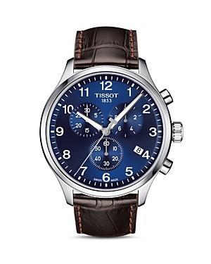 Tissot Chrono Xl Classic Two Tone Stainless Steel Navy Dial Bracelet Watch Product Image