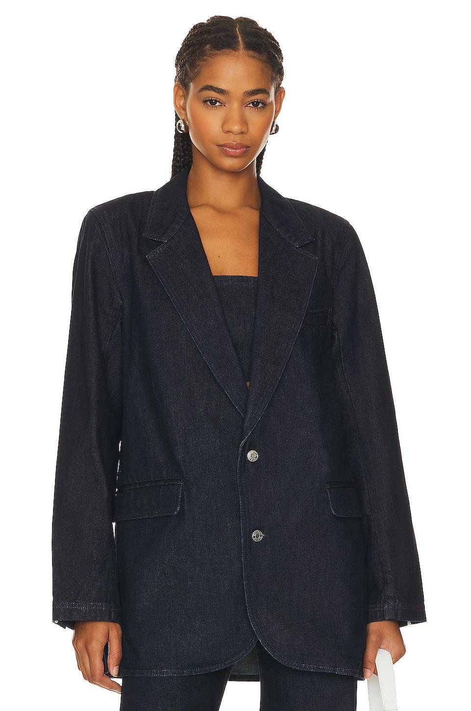 Sloane Denim Blazer GRLFRND Product Image