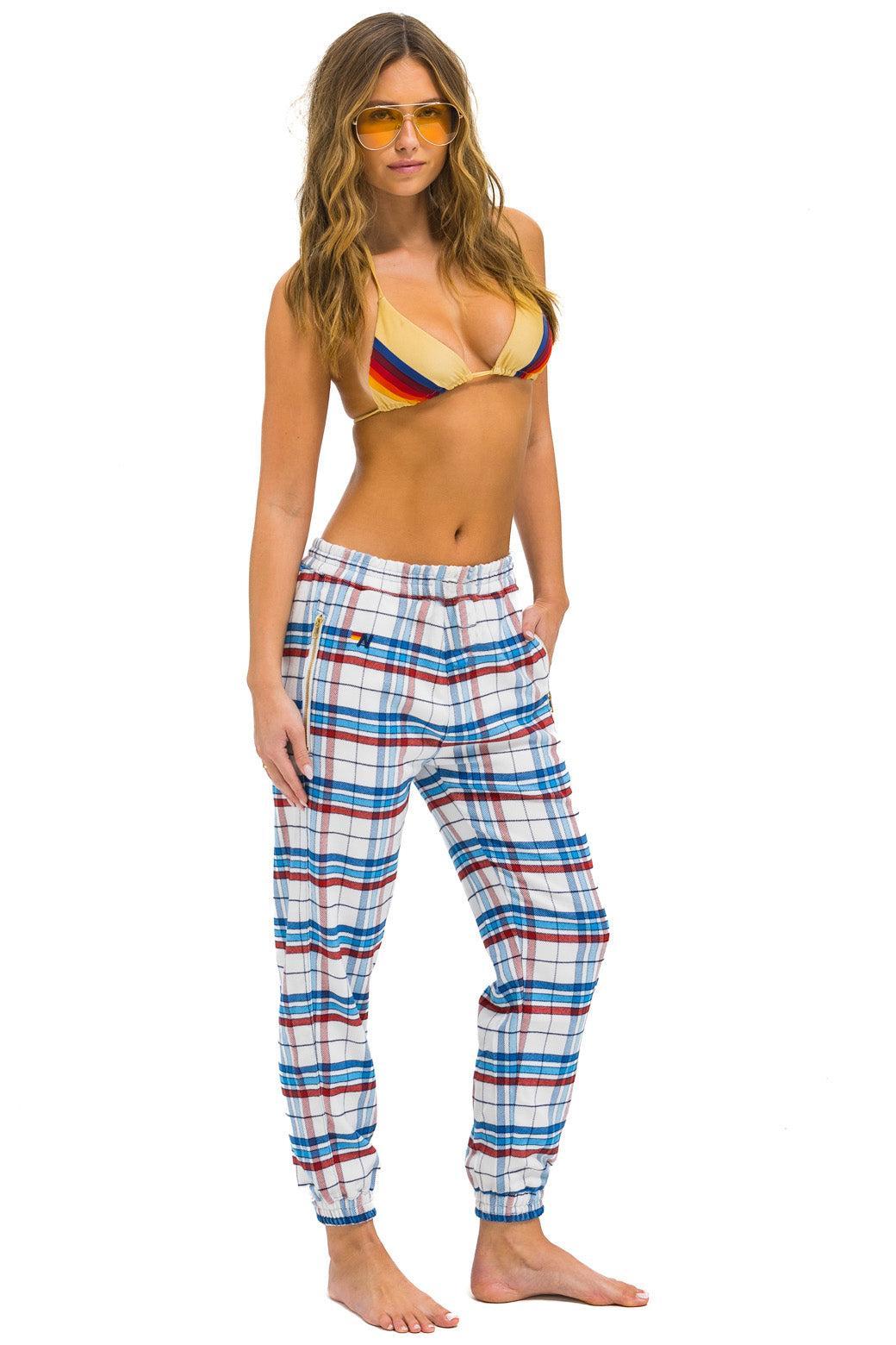 PLAID LODGE PANT - MONTAUK PLAID Female Product Image