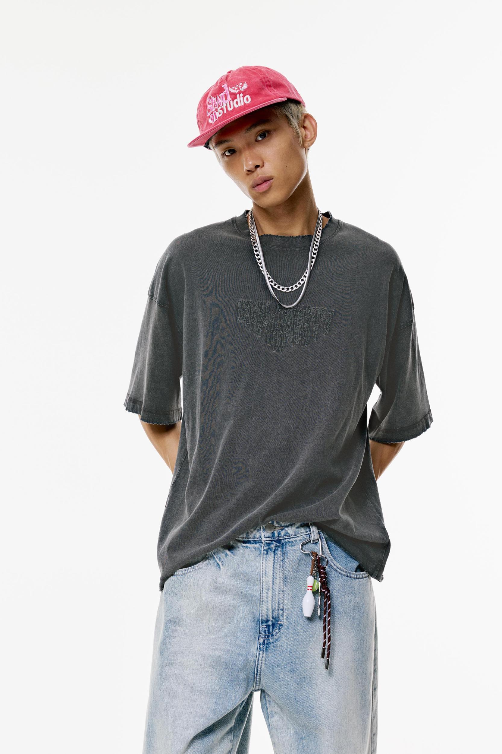 STWD T-shirt with chain print Product Image