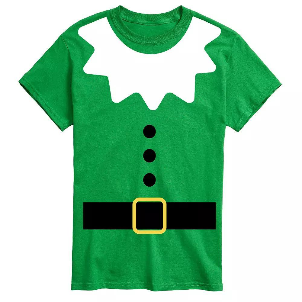 Men's Elf Suit Cosplay Graphic Tee,  Product Image