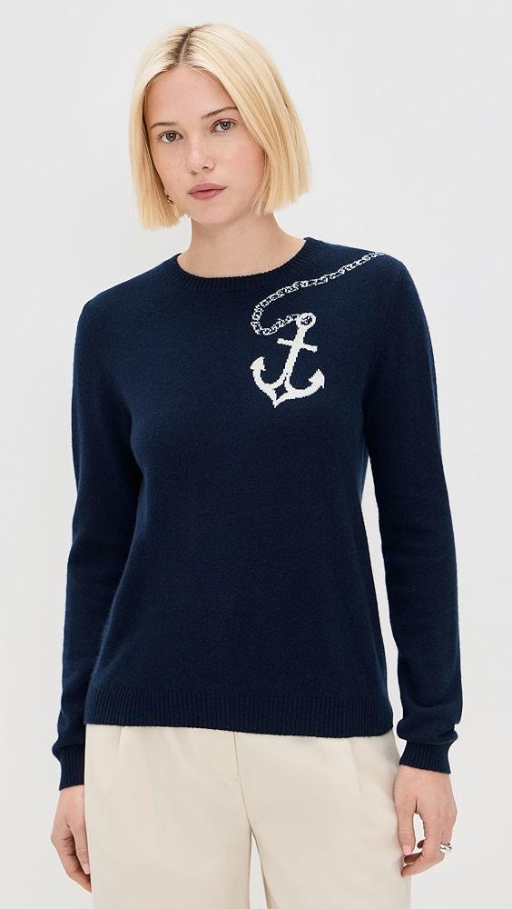 Jumper 1234 Cashmere Anchor Crew Sweater | Shopbop Product Image