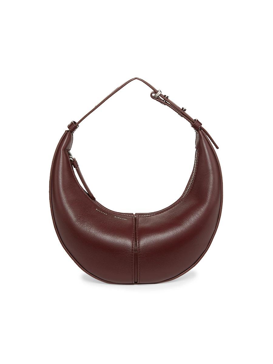 Womens Mini Leather Slide Shoulder Bag Product Image