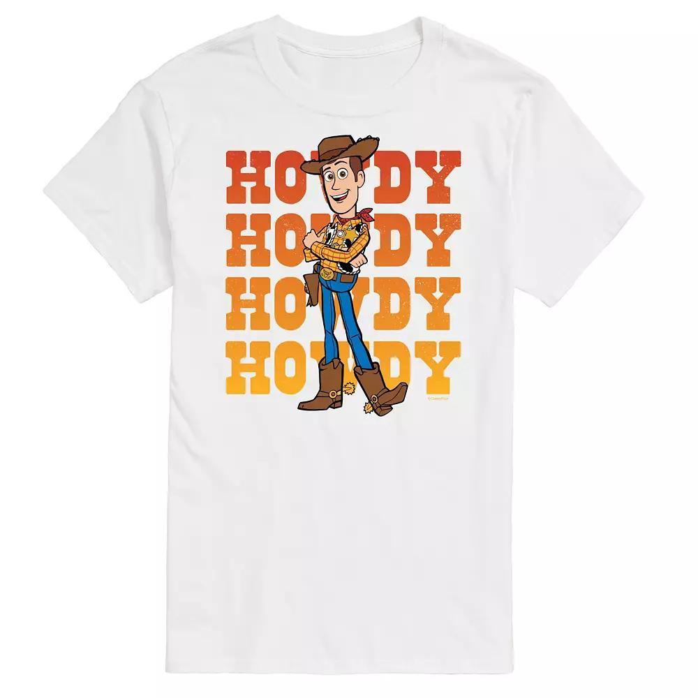 Disney / Pixar's Toy Story Big & Tall Woody Howdy Graphic Tee, Men's, Size: 4XB, White Product Image