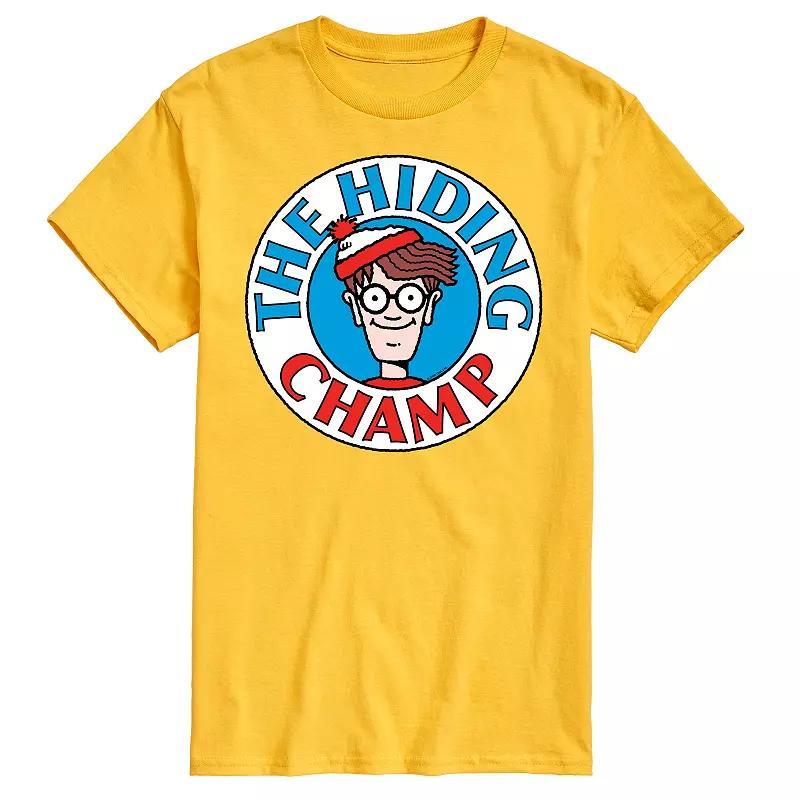 Men's Where's Waldo The Hiding Champ Graphic Tee,  Product Image