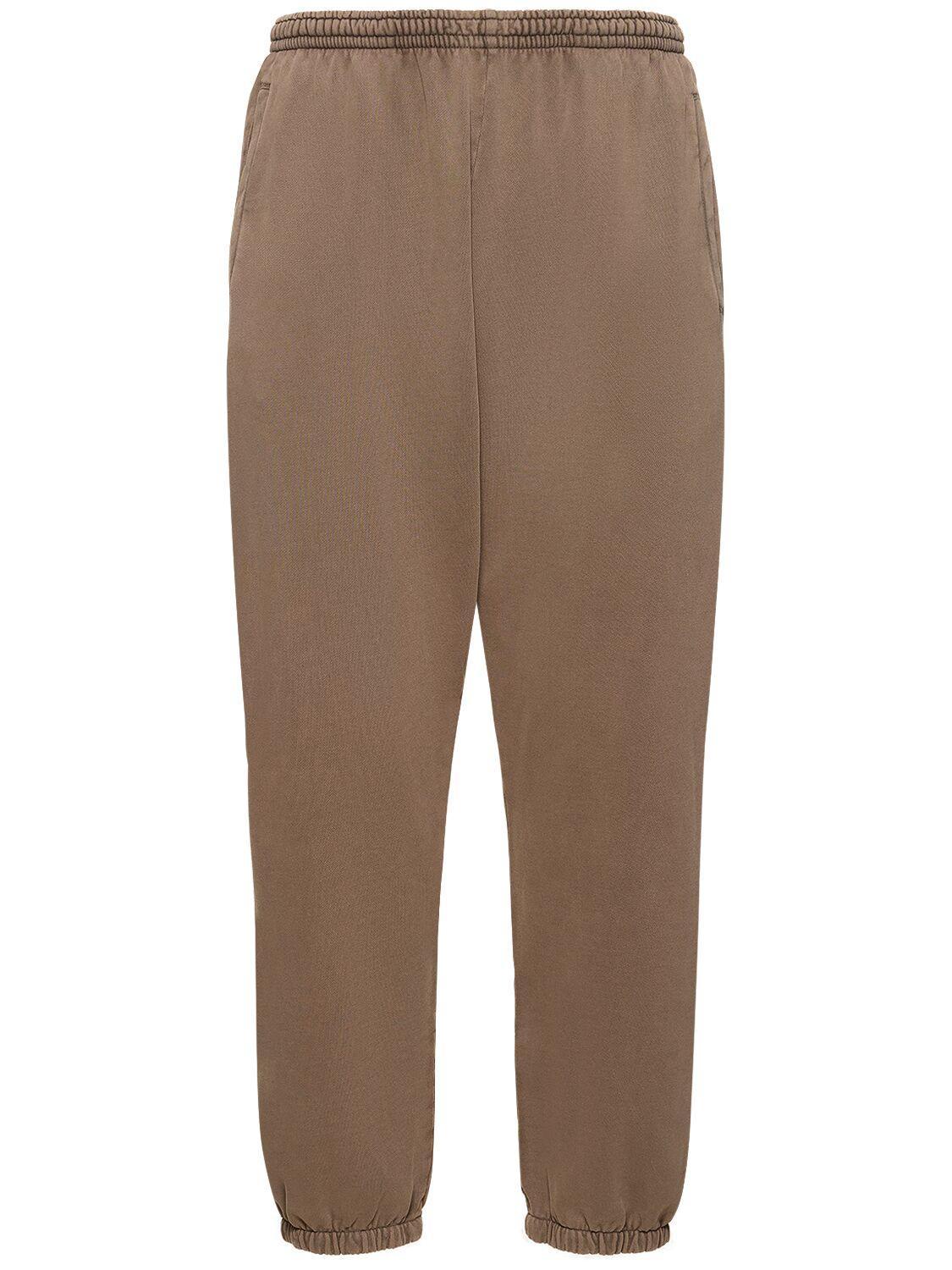 ACNE STUDIOS Brown Pale Sweatpants In Dark Brown Product Image