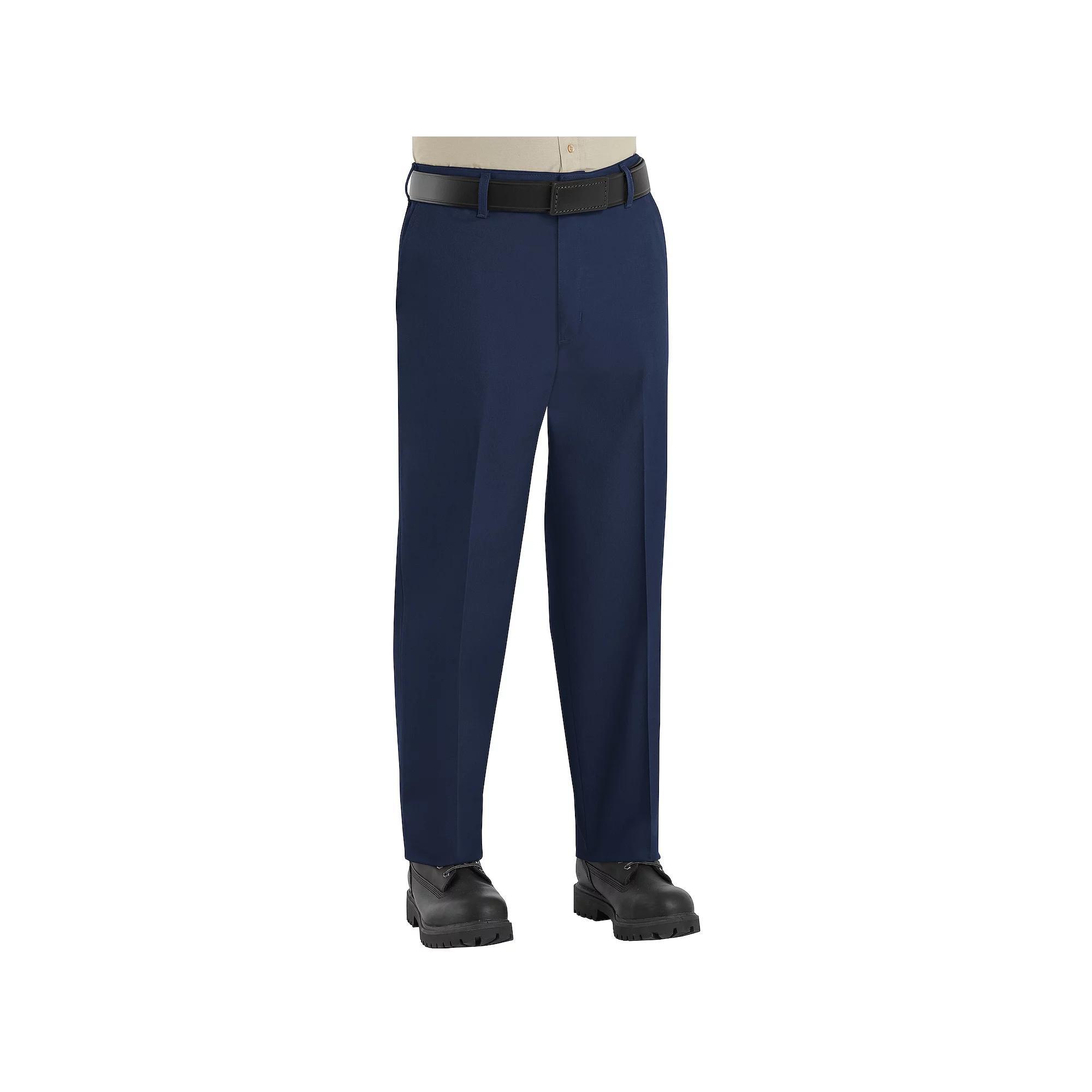 Mens Red Kap Elastic-Insert Work Pants Blue Product Image