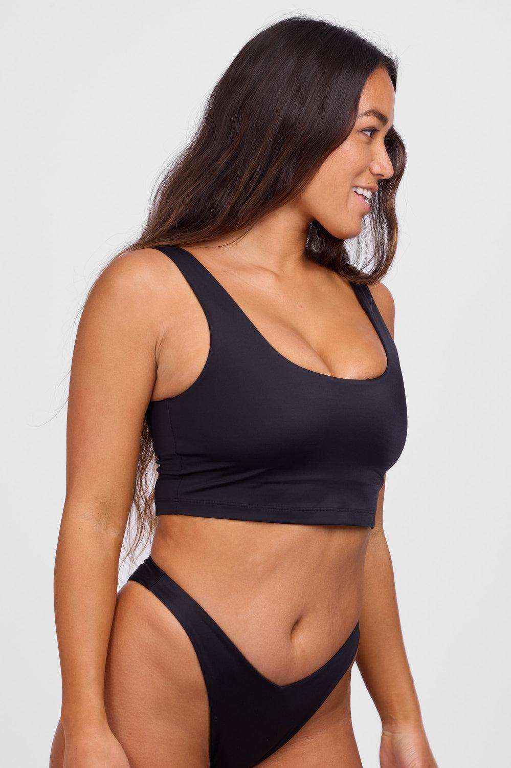 Mira Bikini Top - Black Female Product Image