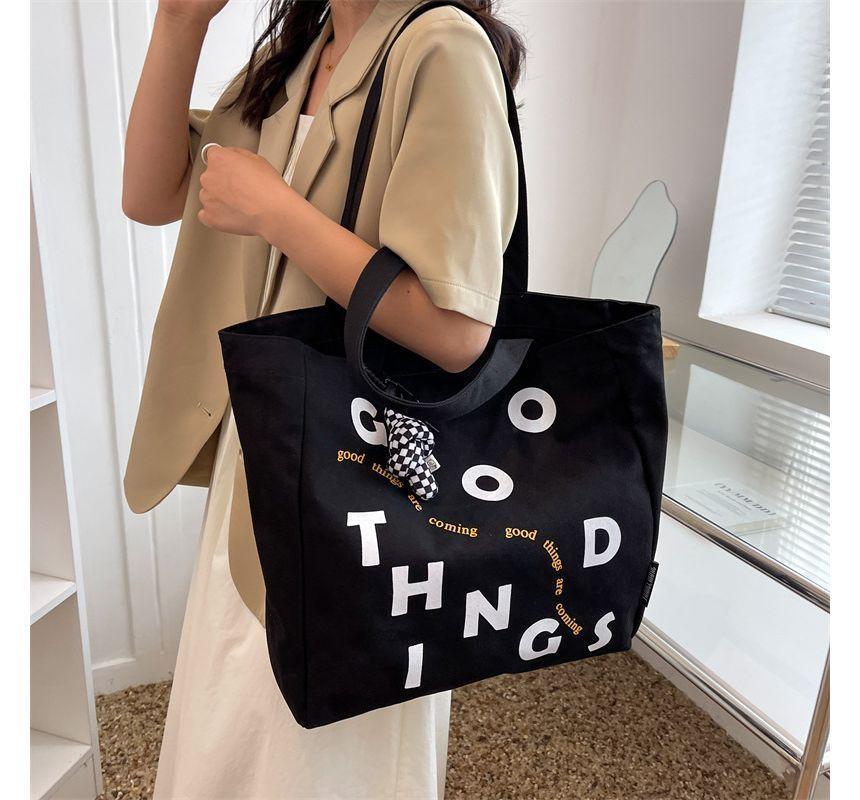 Lettering Tote Bag Product Image