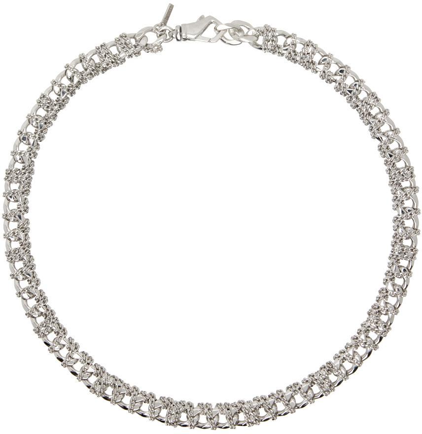 EMANUELE BICOCCHI Silver Entwined Chain Necklace Product Image