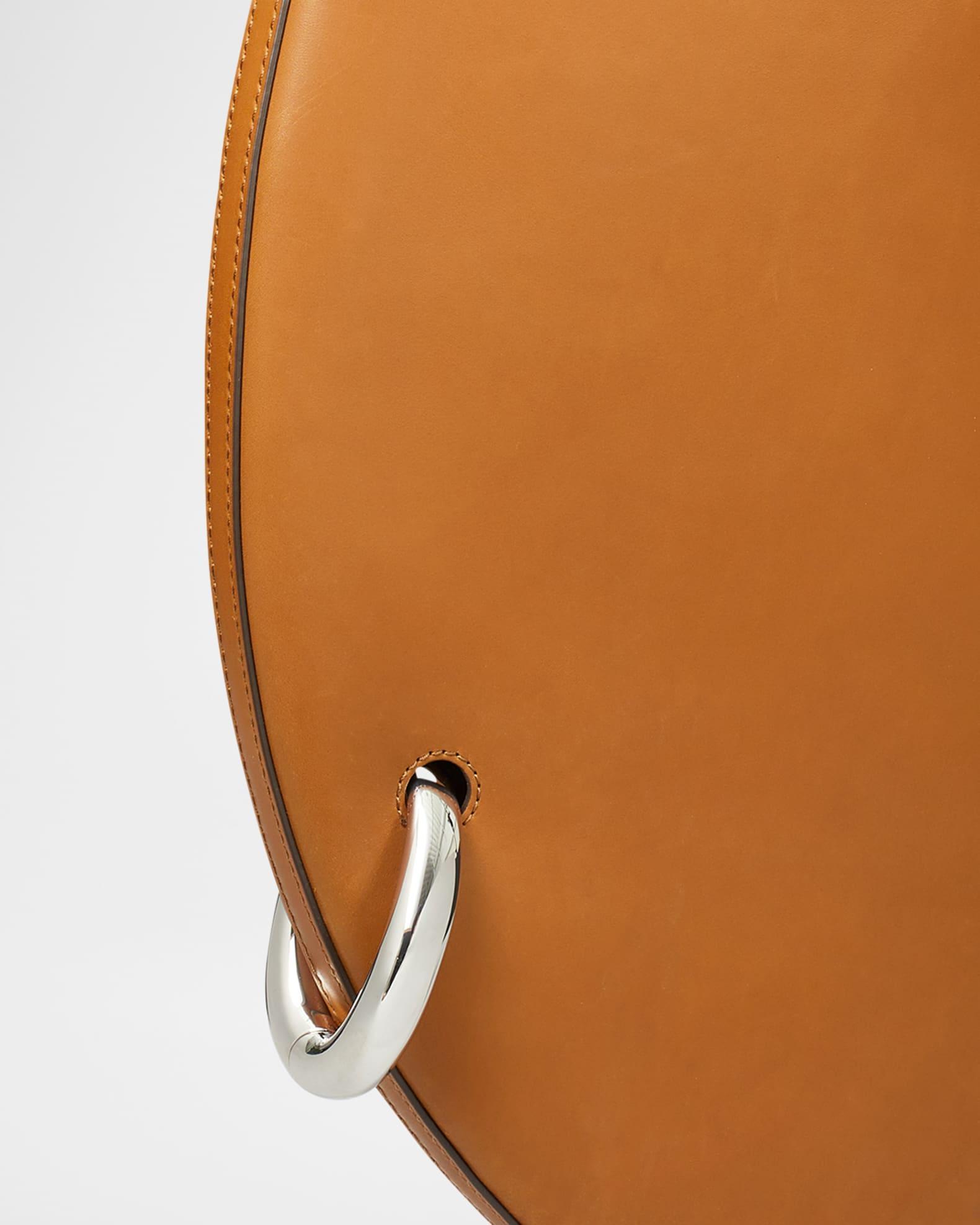 Pierced Smooth Leather Shoulder Bag Product Image
