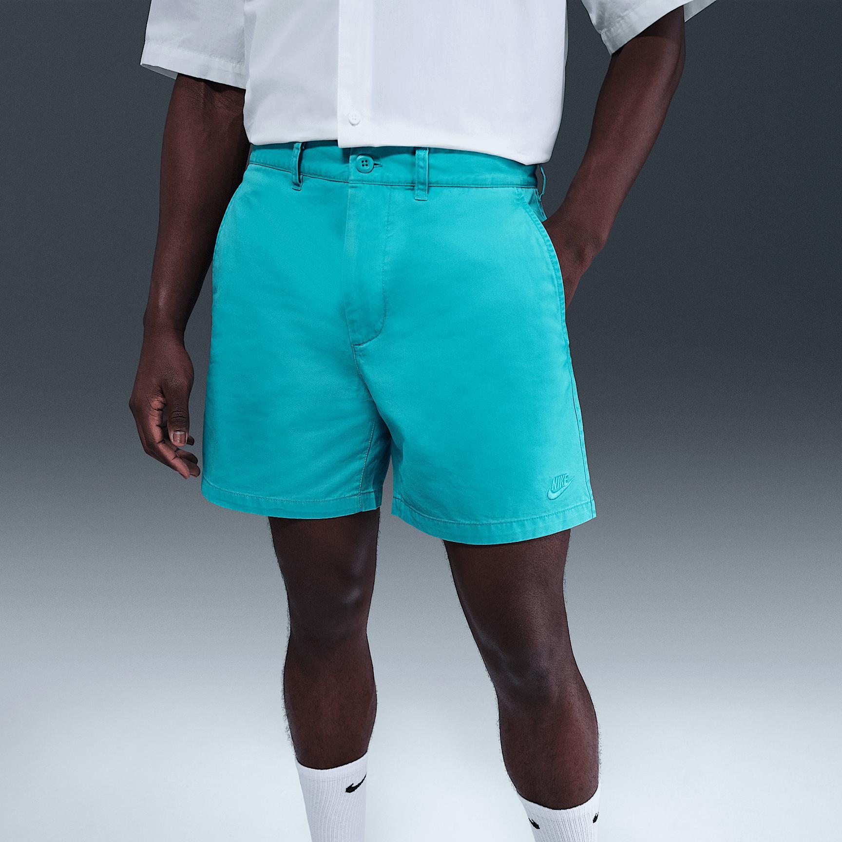 Nike Mens Club Washed Chino Shorts | HJ2658-345 Product Image