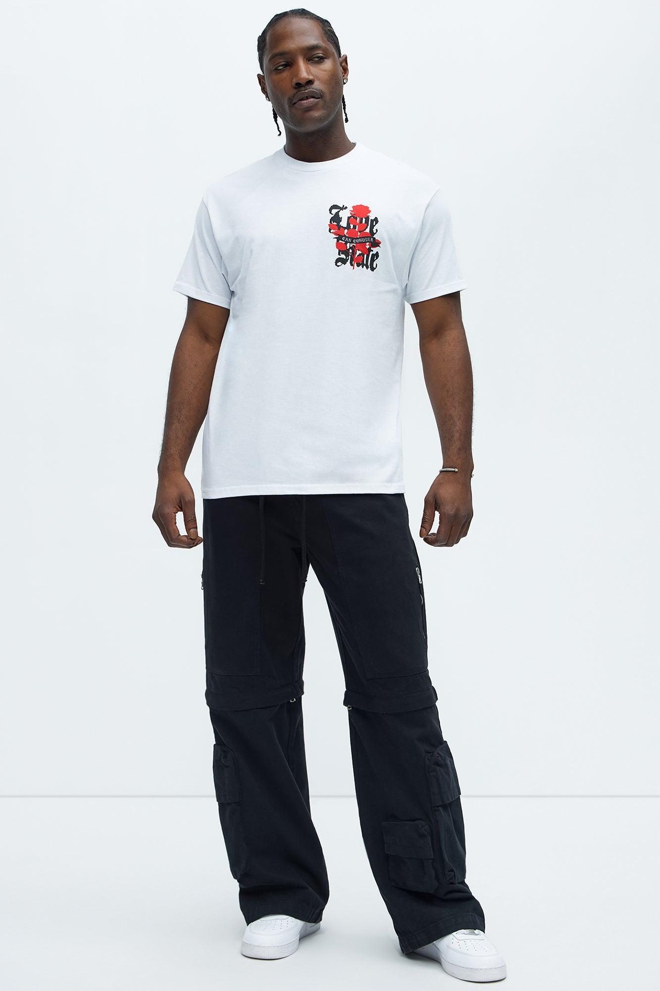 Love Can Conquer Short Sleeve Tee - White Product Image