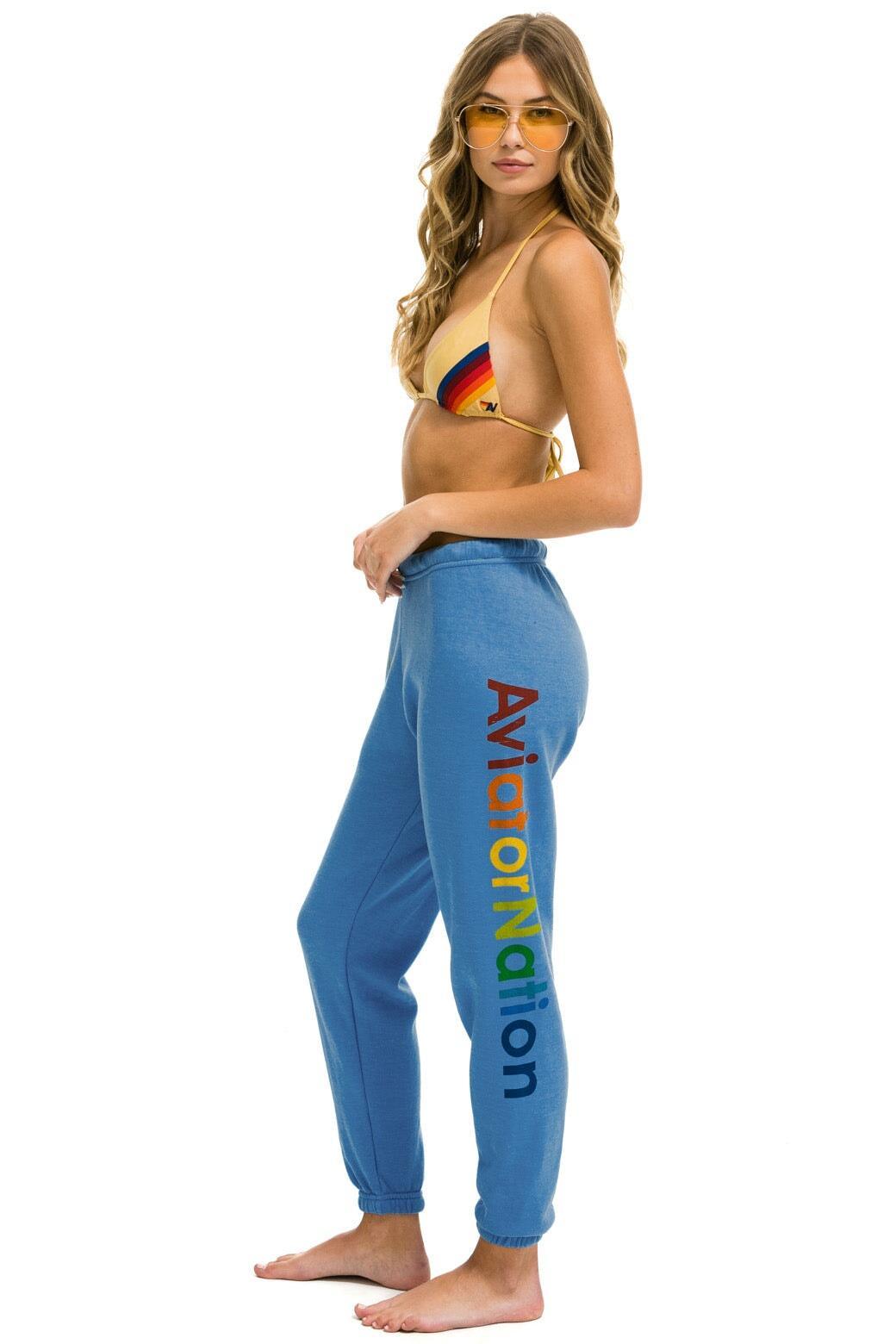 AVIATOR NATION VAIL SWEATPANT - COBALT Female Product Image