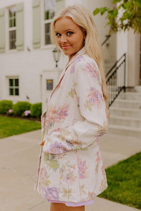 Garden Party Floral Blazer Product Image
