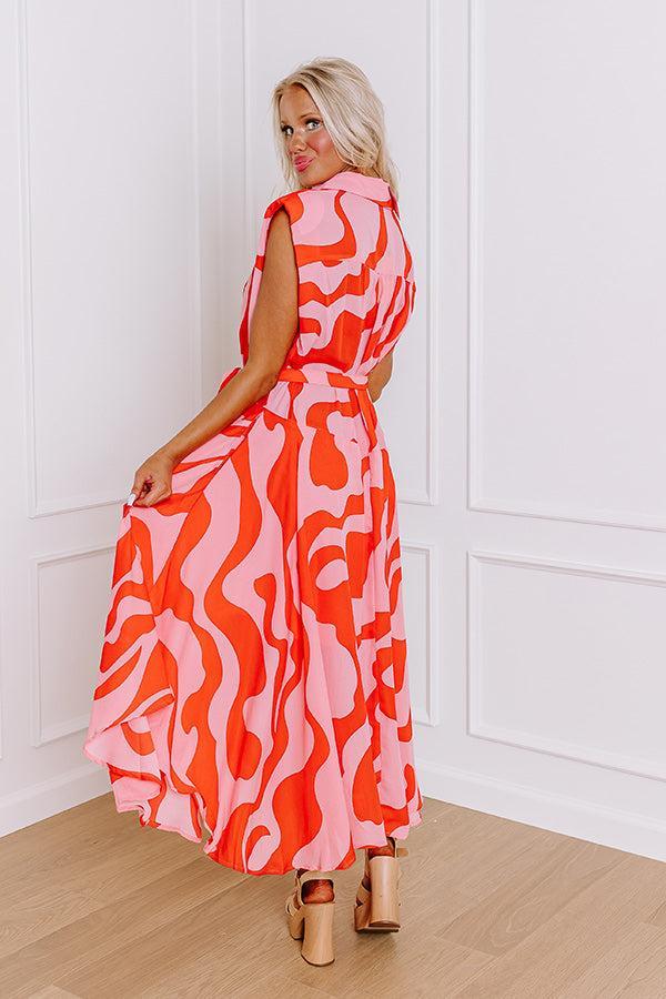 Feeling Groovy Chiffon Midi Product Image