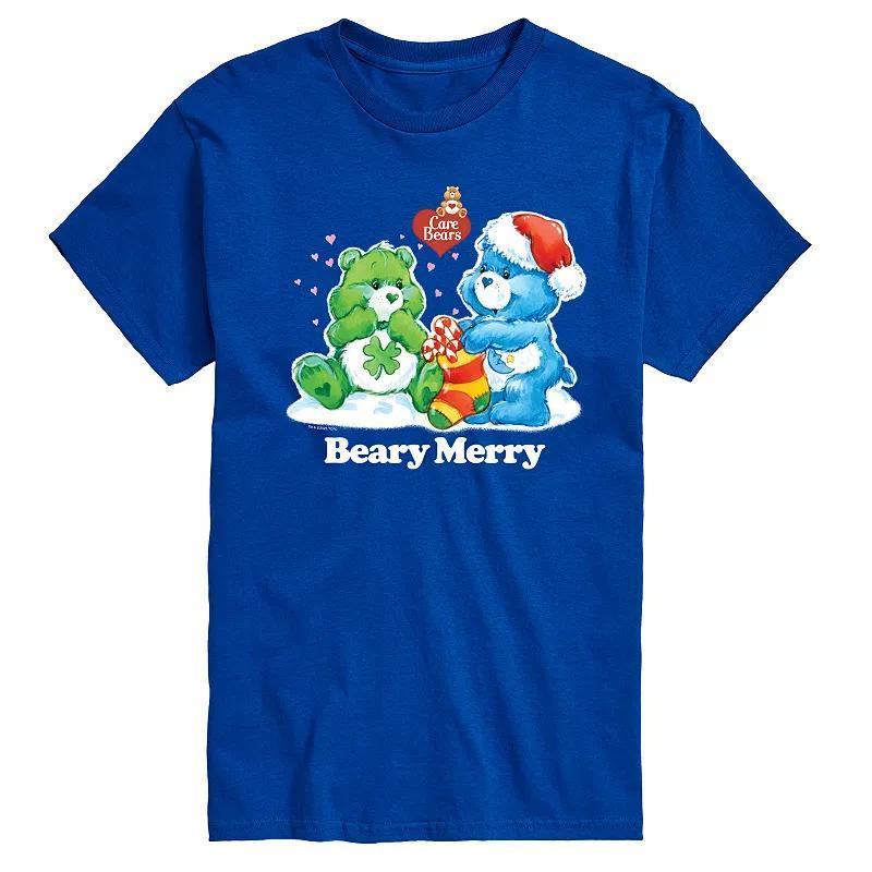 Men's Care Bears Beary Merry Graphic Tee, Size: Large, Black Product Image