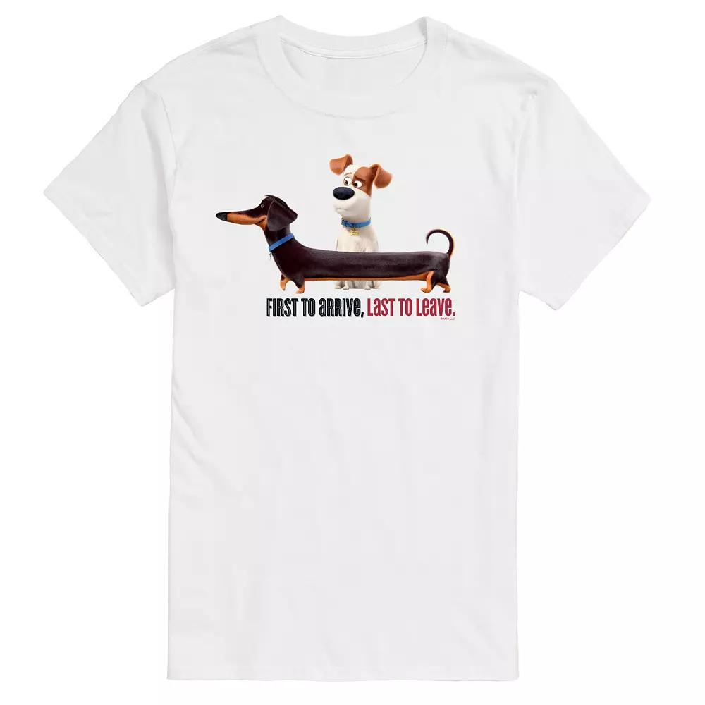 Big & Tall The Secret Life of Pets First To Arrive Dachshund Graphic Tee, Men's,  Product Image