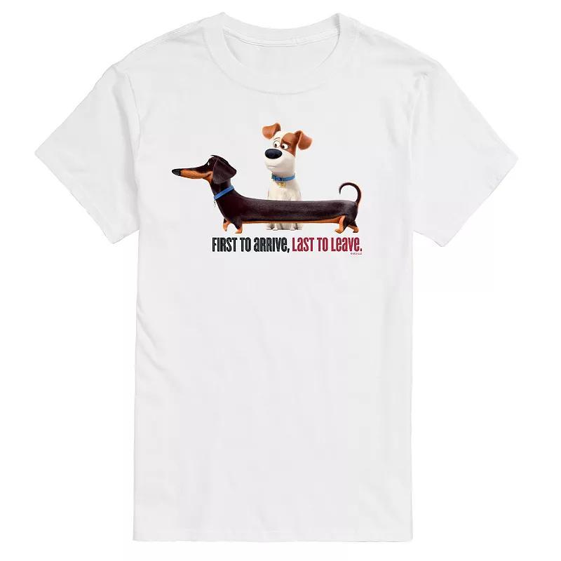 Big & Tall The Secret Life of Pets First To Arrive Dachshund Graphic Tee, Men's,  Product Image