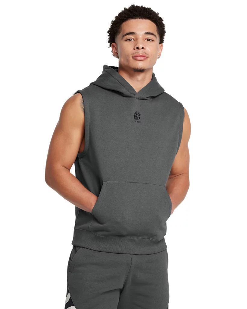 Men's Curry Splash Sleeveless Hoodie Product Image