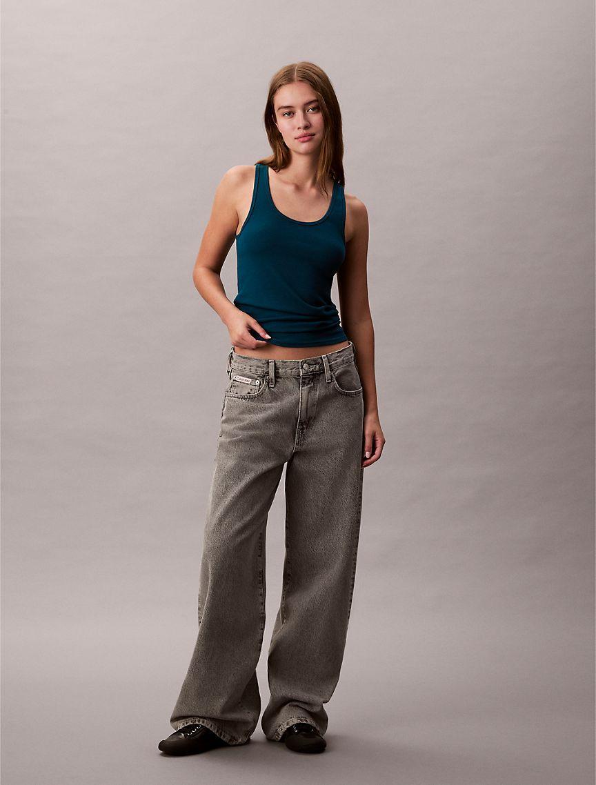 Cotton Contour Rib Tank Product Image