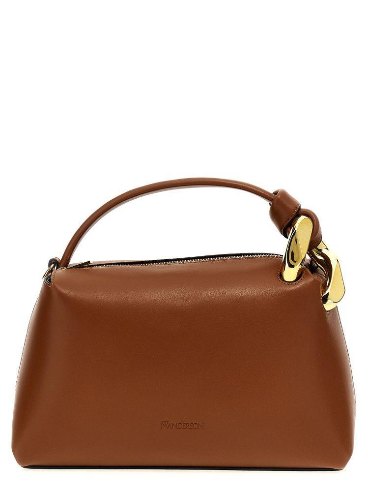 JW ANDERSON Corner Top Handle Bag In Brown Product Image