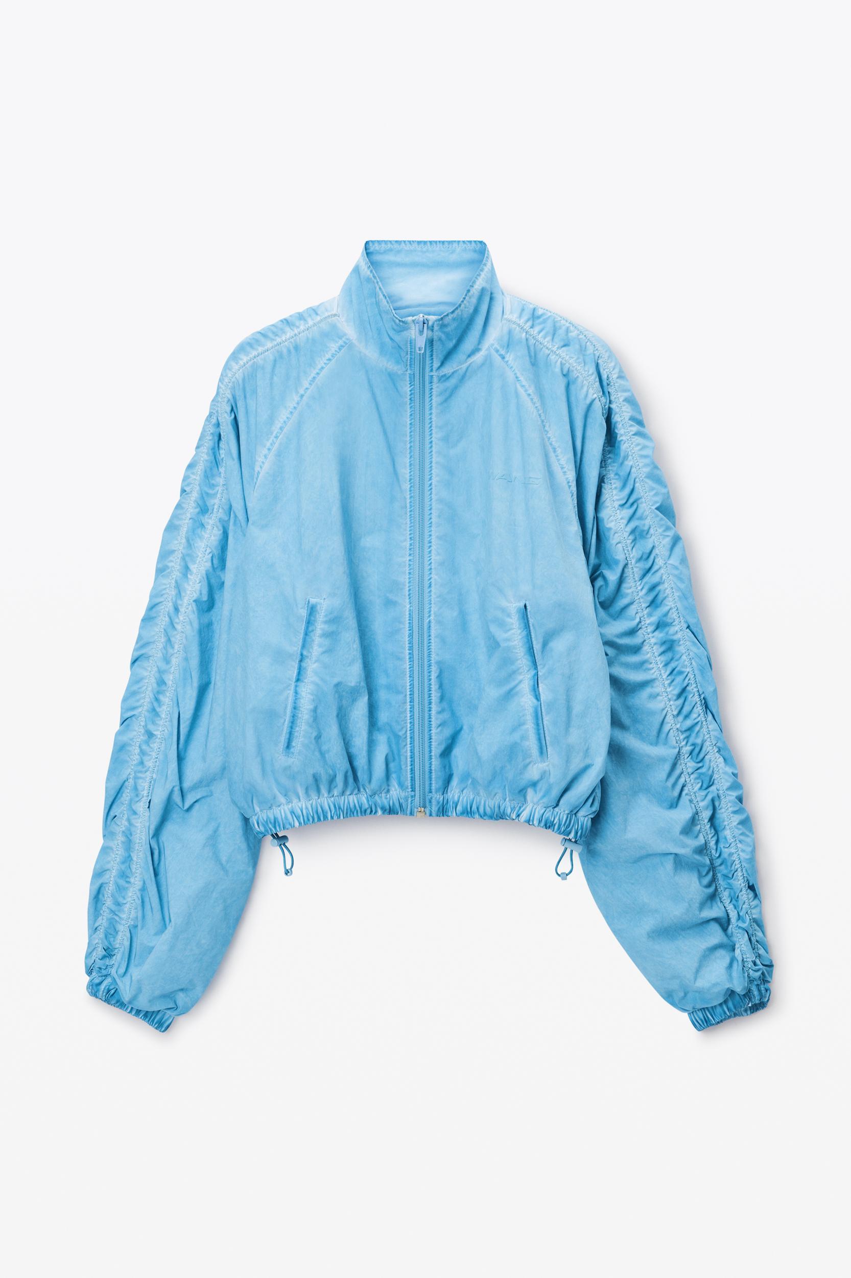Ruched Track Jacket Product Image