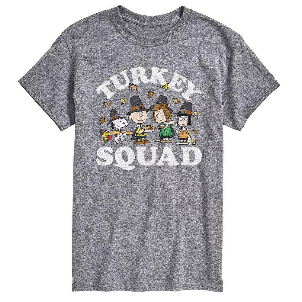 Big & Tall Peanuts Turkey Squad Tee, Men's,  Product Image