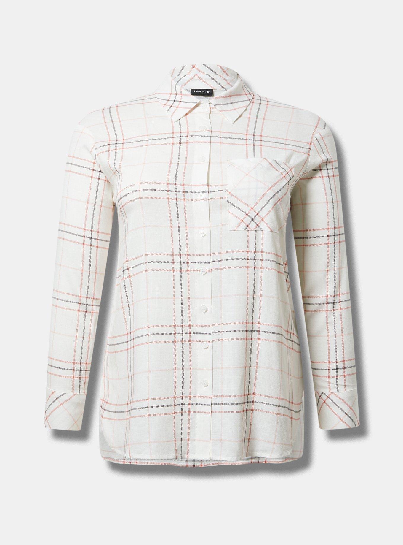 Drop Shoulder Button-Front Shirt Product Image