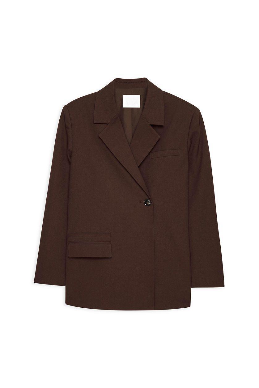 Regular Blazer With Overlap Product Image