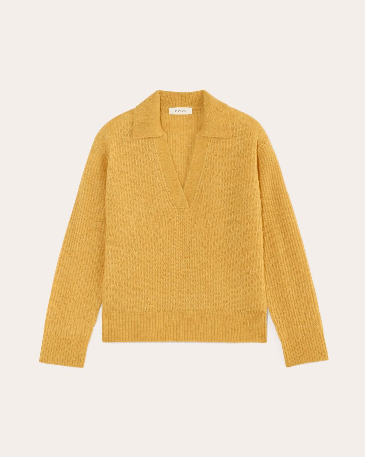 The Oversized Polo in Alpaca Product Image