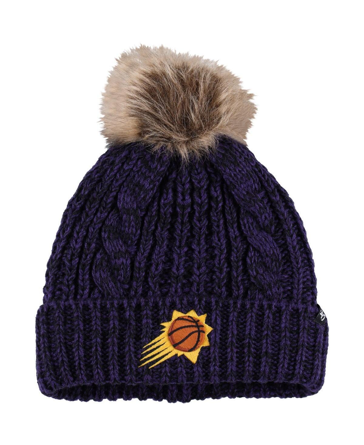 Womens 47 Purple Phoenix Suns Meeko Cuffed Knit Hat with Pom Product Image