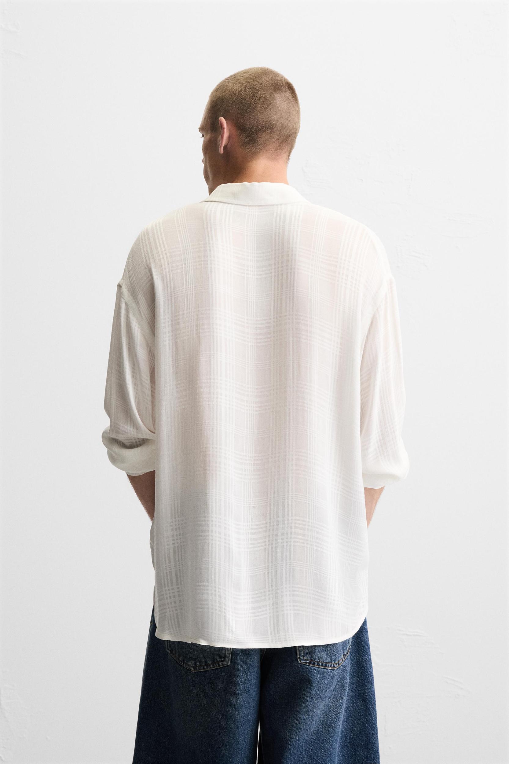 CHECKERED JACQUARD SHIRT Product Image