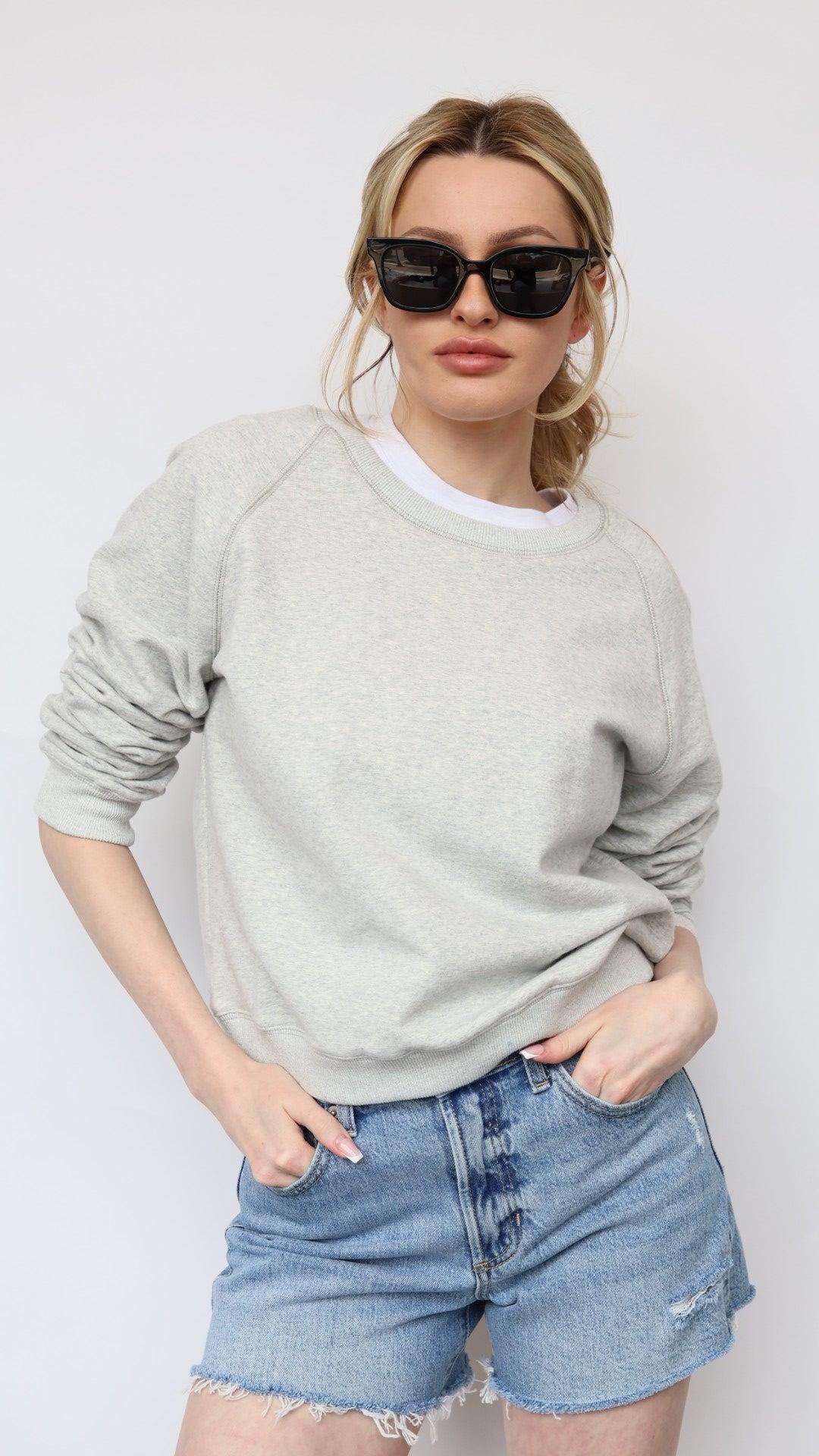 The Perfect Cotton Crew Neck Sweatshirt Product Image