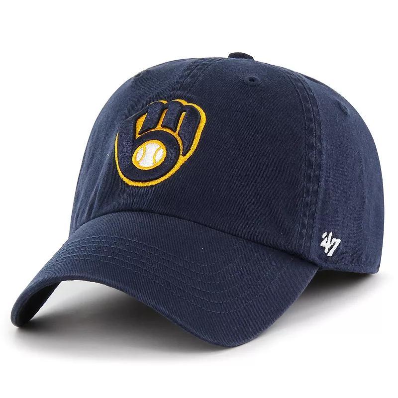 Mens 47 Milwaukee Brewers Franchise Logo Fitted Hat Blue Product Image