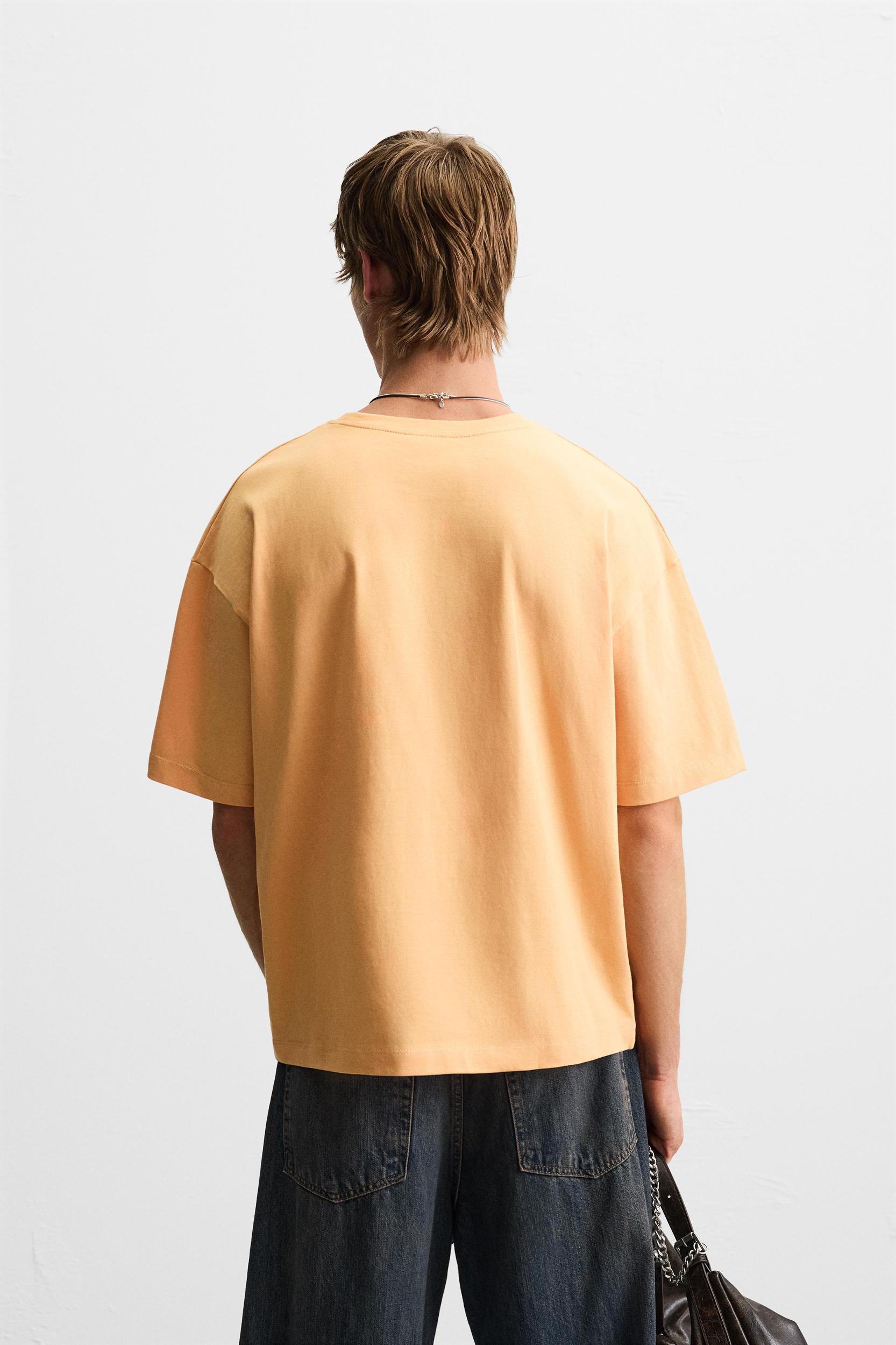 TEXTURED PRINTED T-SHIRT Product Image