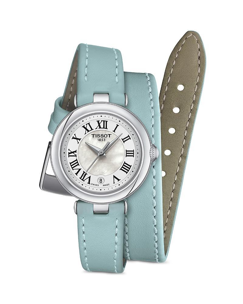 Tissot Womens Bellissima Quartz Analog Green Croco Leather Strap Watch Product Image