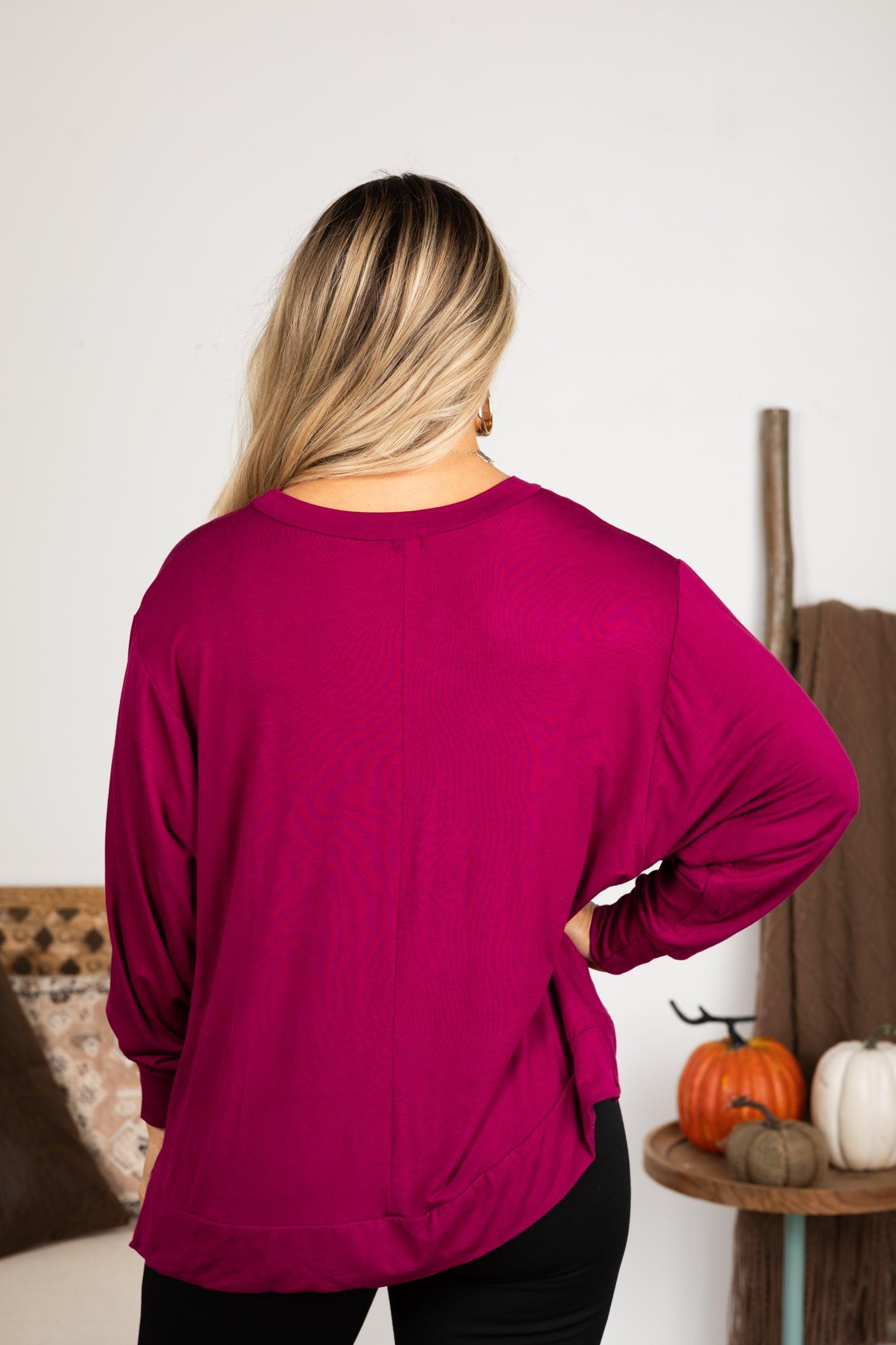 Super Soft Basic Dolman Sleeve Top Product Image