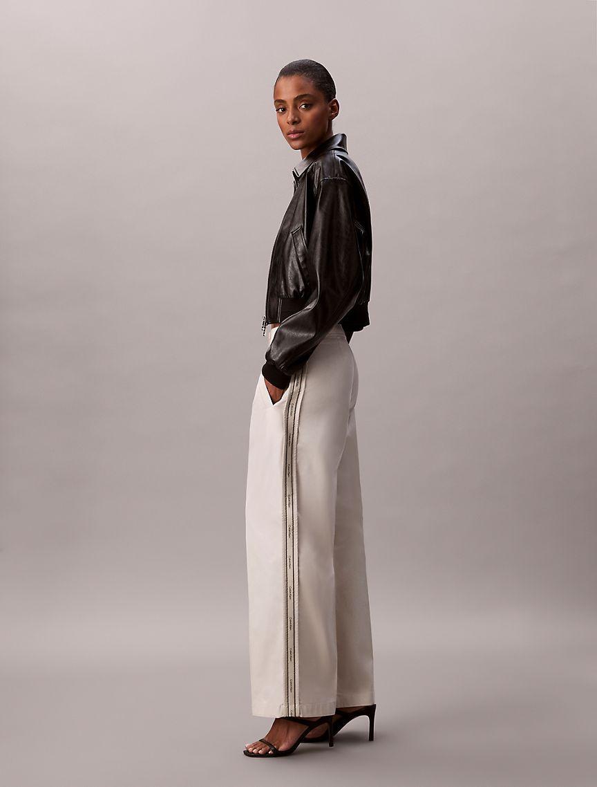 Cotton Twill Logo Tape Pants Product Image