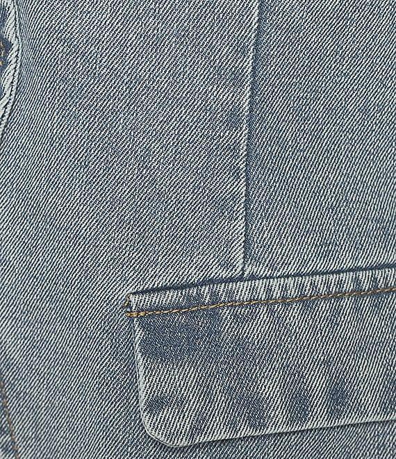 Vigoss Long Denim Vest Product Image