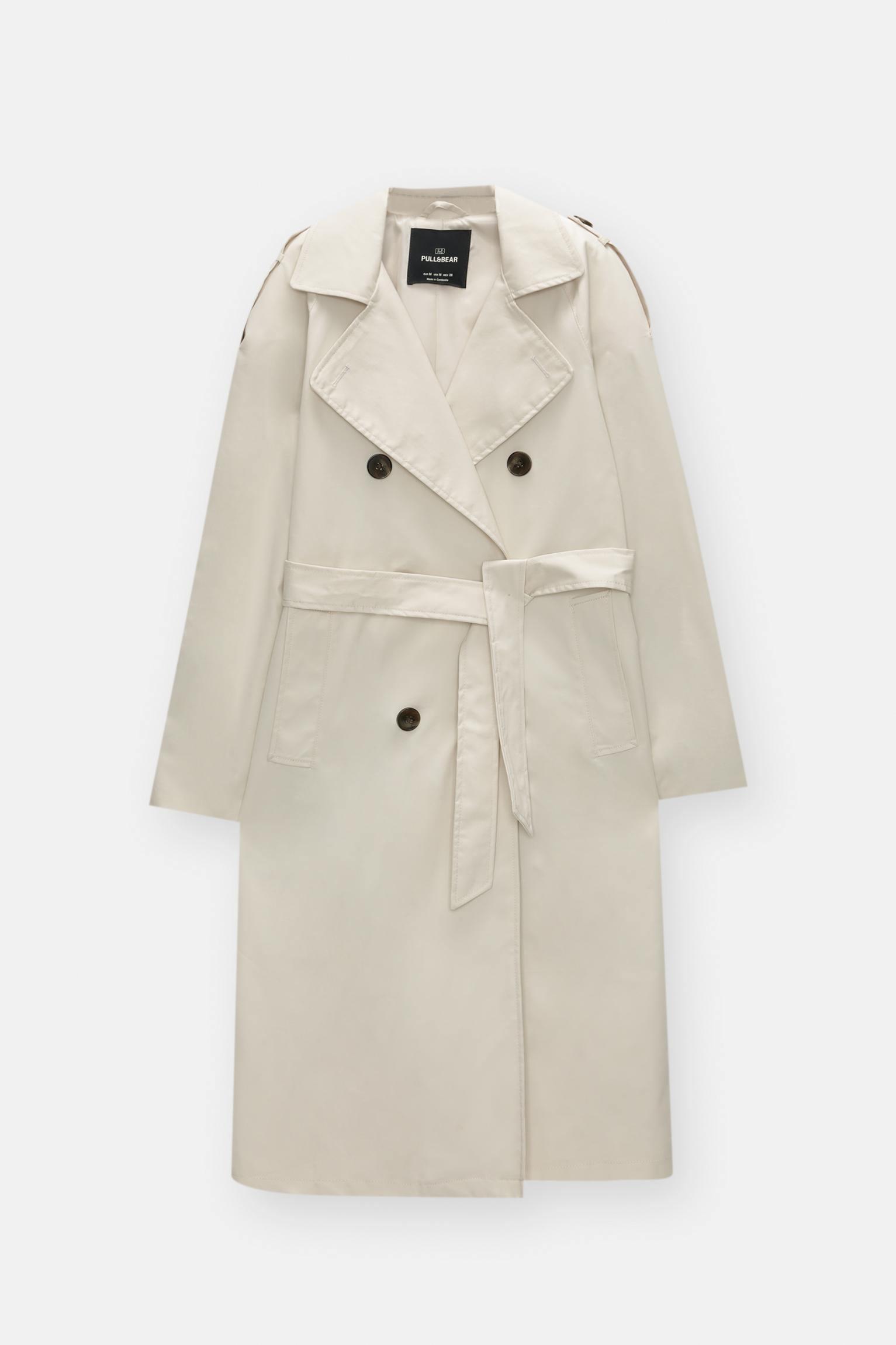 Belted trench coat Product Image