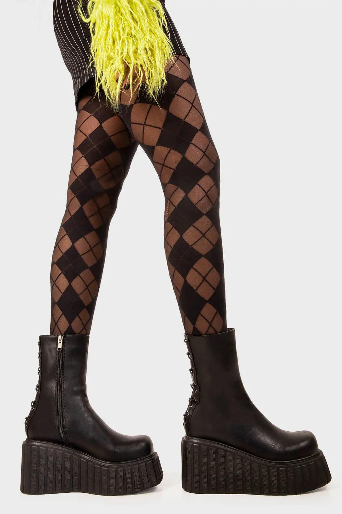 Say My Name Chunky Ankle Creeper Boots Product Image