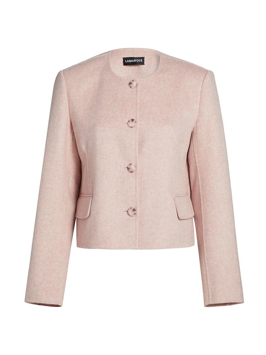 Womens Alessia Double-Face Wool Jacket Product Image