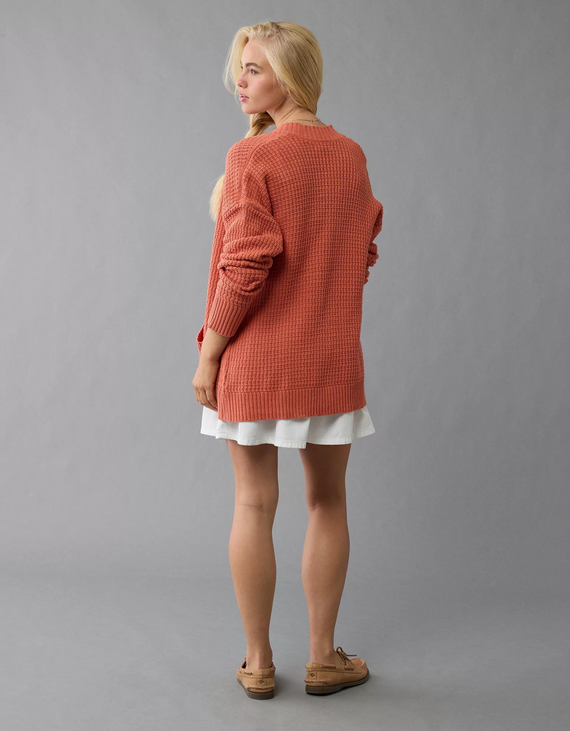 AE Open Stitch Cardigan Product Image